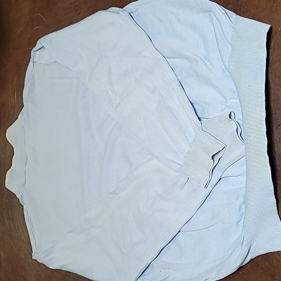 Ralph Lauren Golf Light Blue Quarter-Zip Sweater Lg - Picture 5 of 5